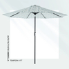 9ft Auto Tilt Outdoor Flora Patio Gumbrella Flower