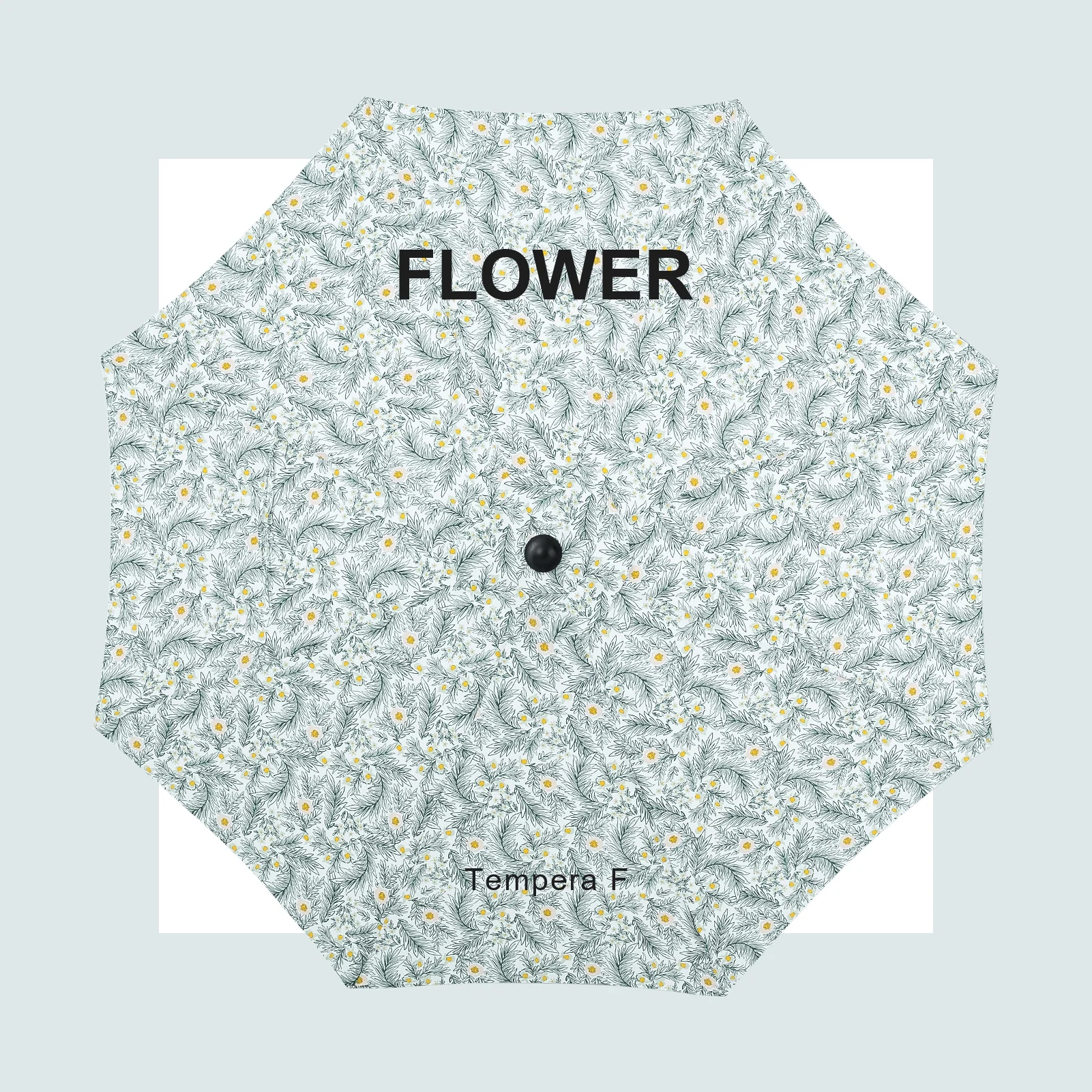 9ft Auto Tilt Outdoor Flora Patio Gumbrella Flower