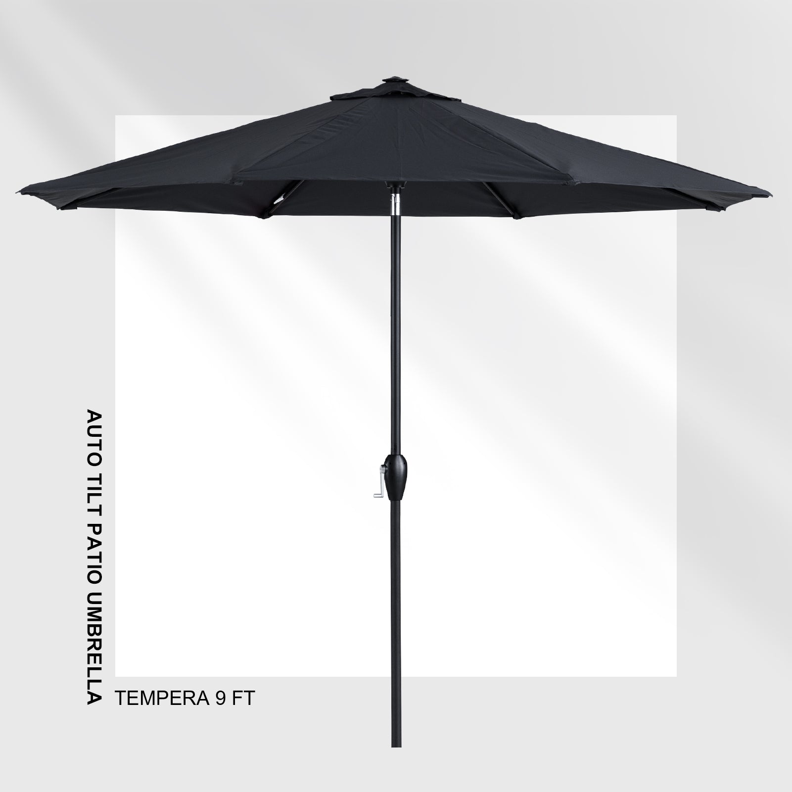 9ft Auto Tilt Flora Patio Smbrella